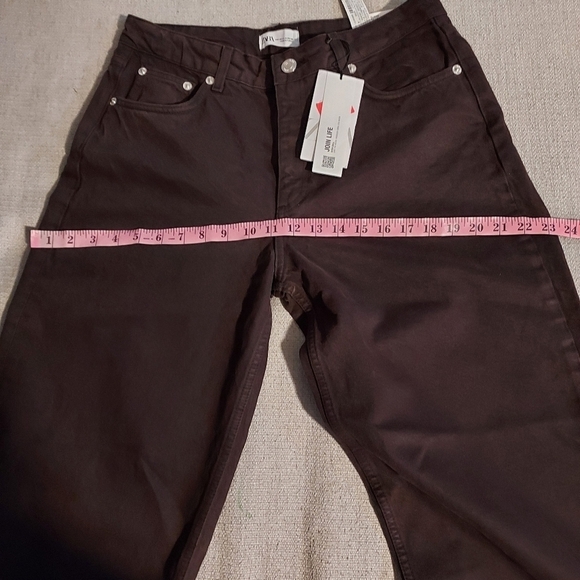 Zara TRF WIDE LEG JEANS - Picture 8 of 11